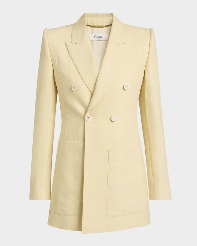 Double-Breasted Tailored Jacket